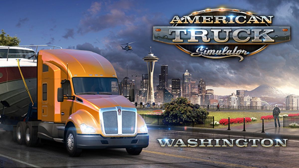 American Truck Simulator - Washington DLC Steam - EZGame.dk