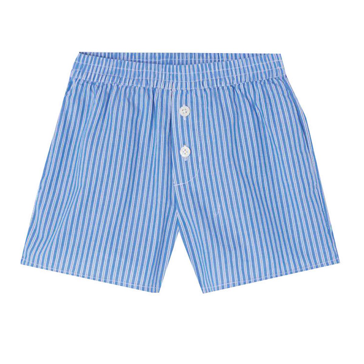 American Vintage Shorts - Rayures Aqua