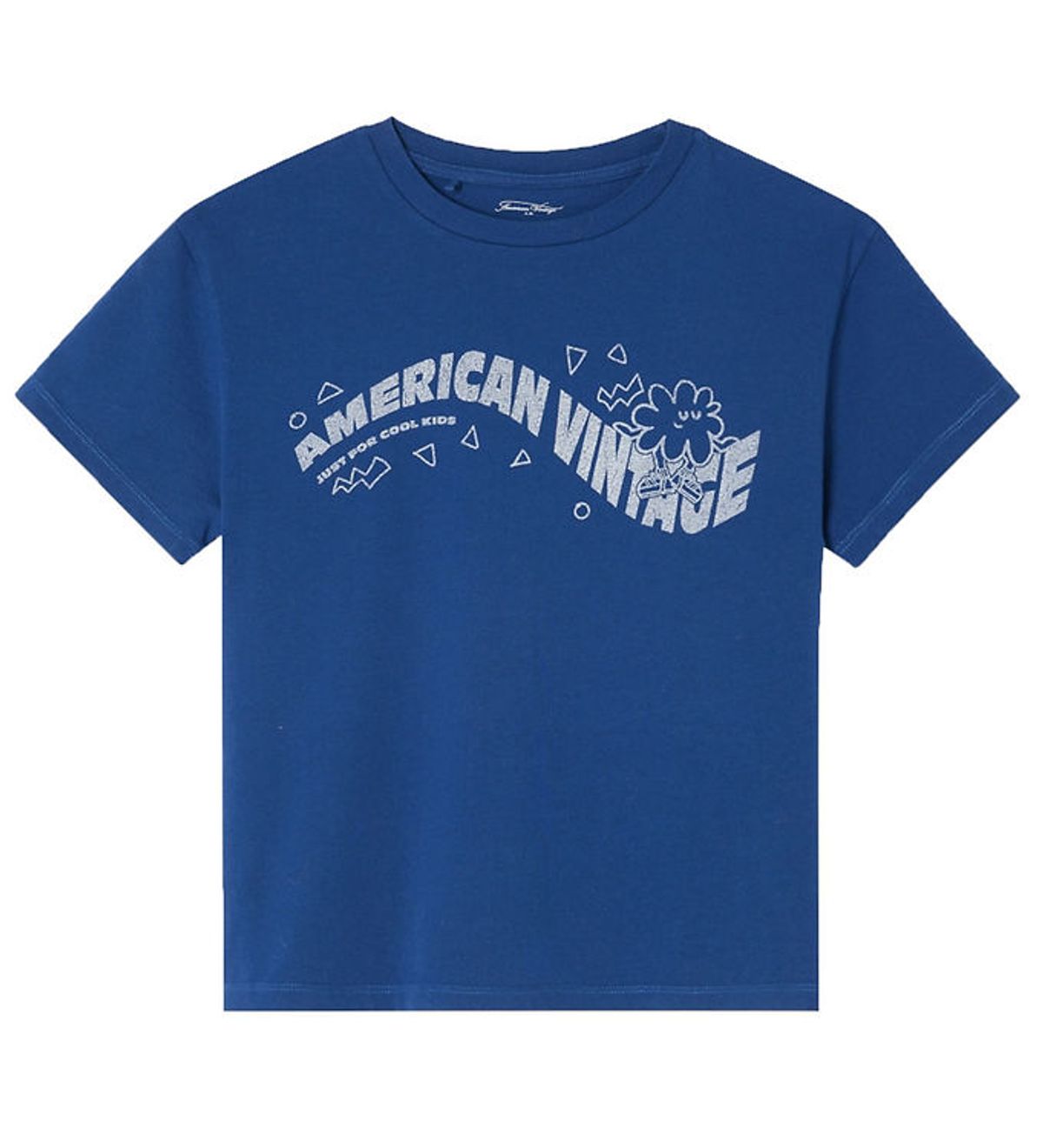 American Vintage T-shirt - Vintage Royal Blue