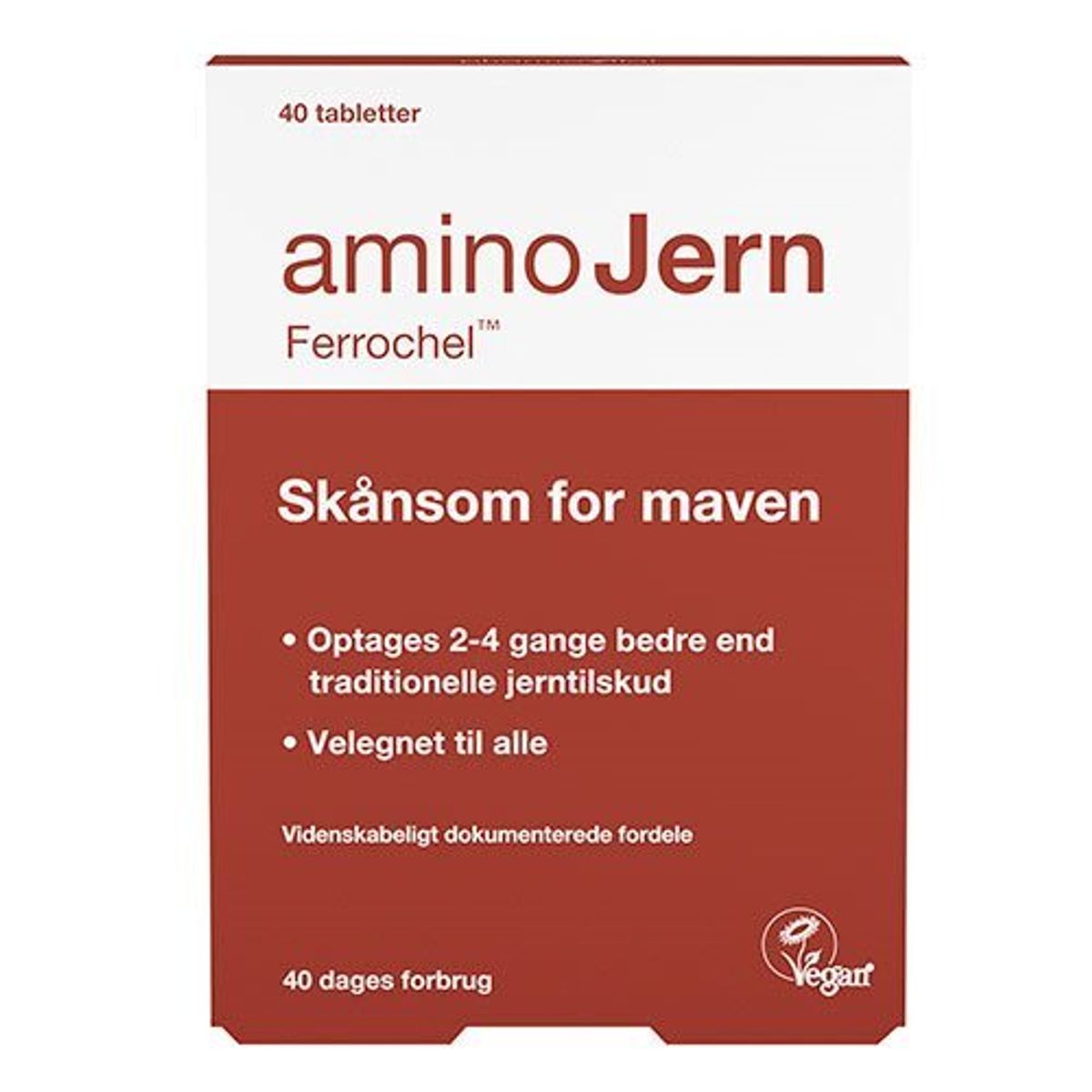 Amino jern - 40 tabletter