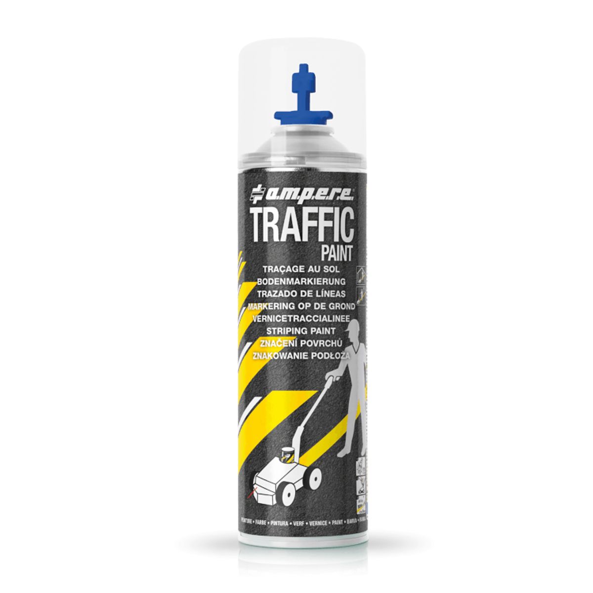 AMPERE TRAFFIC Markeringsspray - BLÅ farve - 500ml