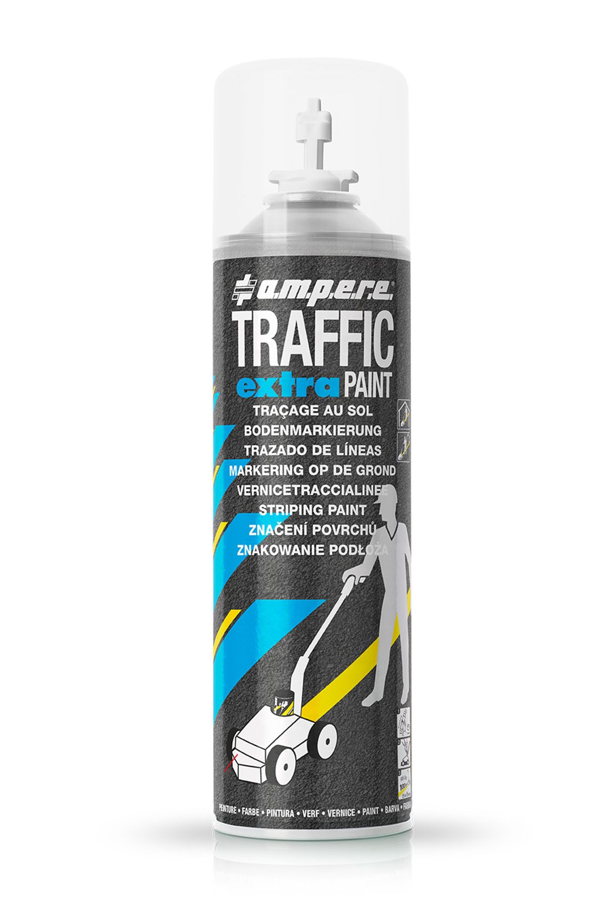 AMPERE TRAFFIC Markeringsspray - HVID farve - 500ml