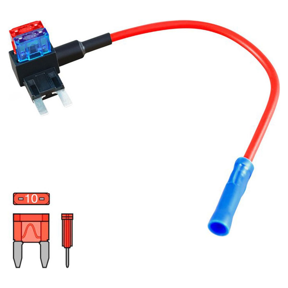 Ampire Tap til Mini ATO-sikring 10A (ACS)