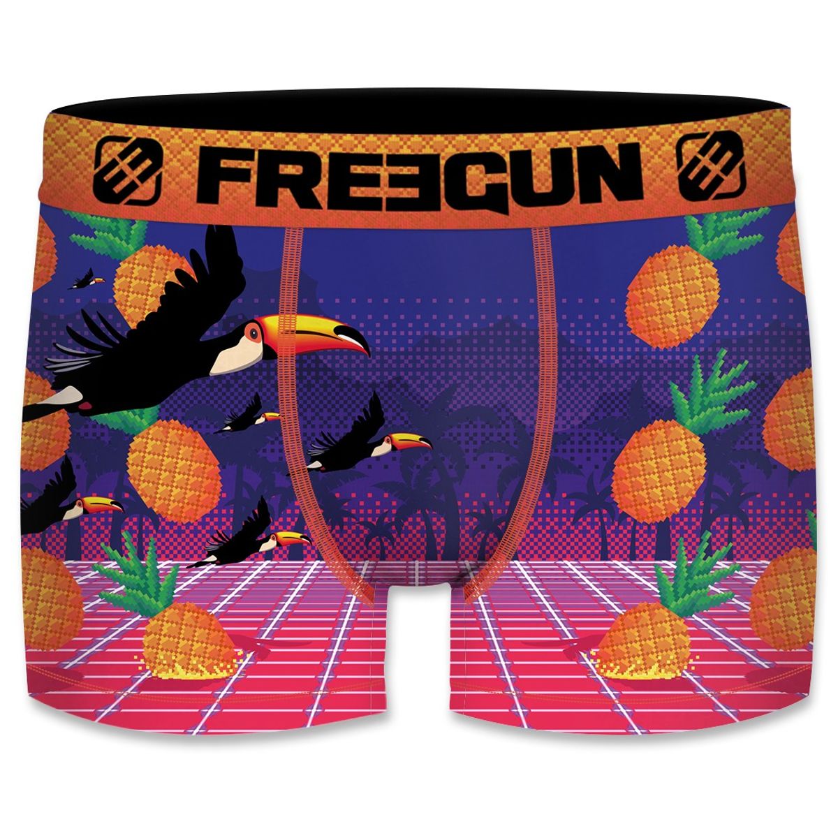 Ananas - Freegun Microfiber Boxershorts