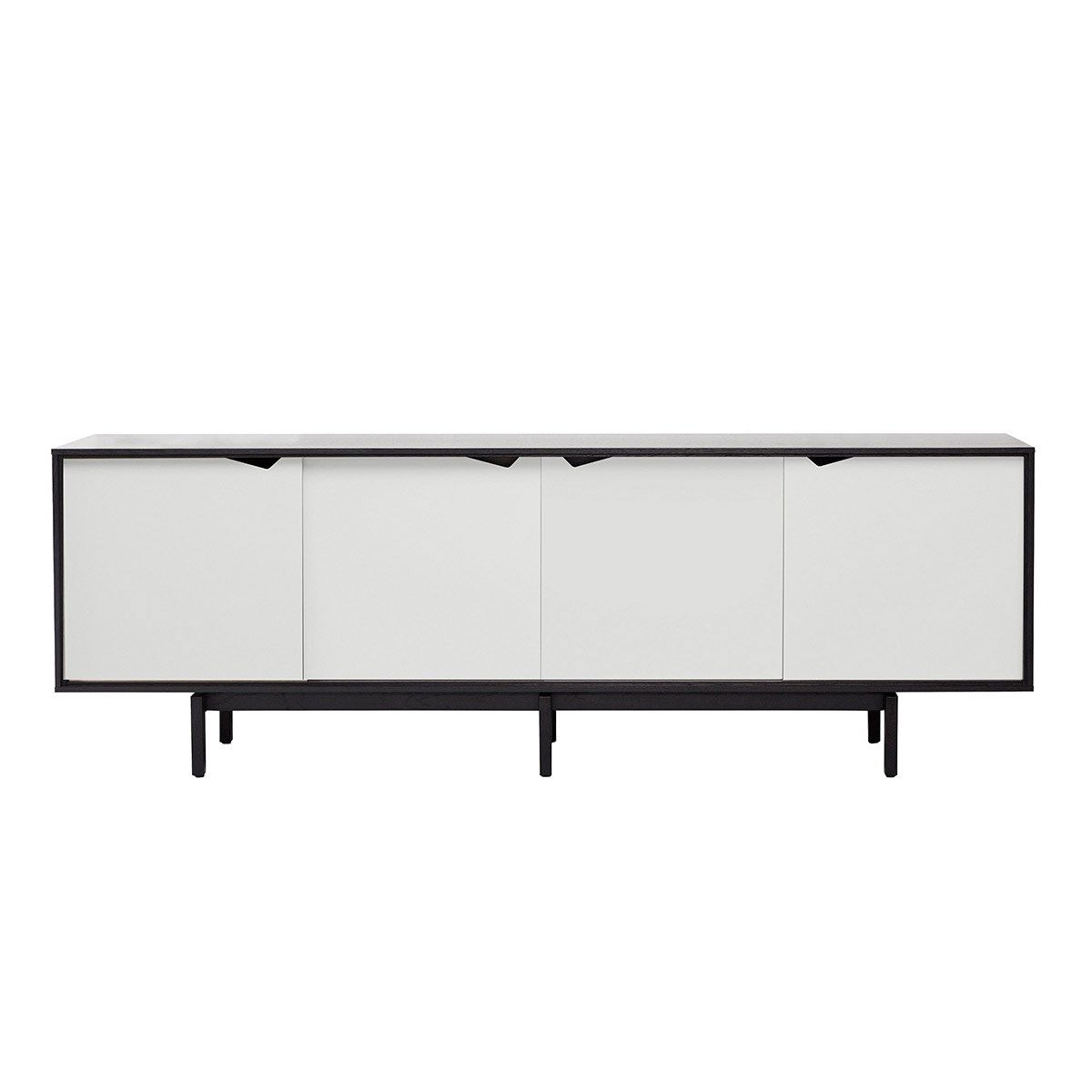 ANDERSEN S1 SIDEBOARD M/HVIDE LÅGER - SORT 200