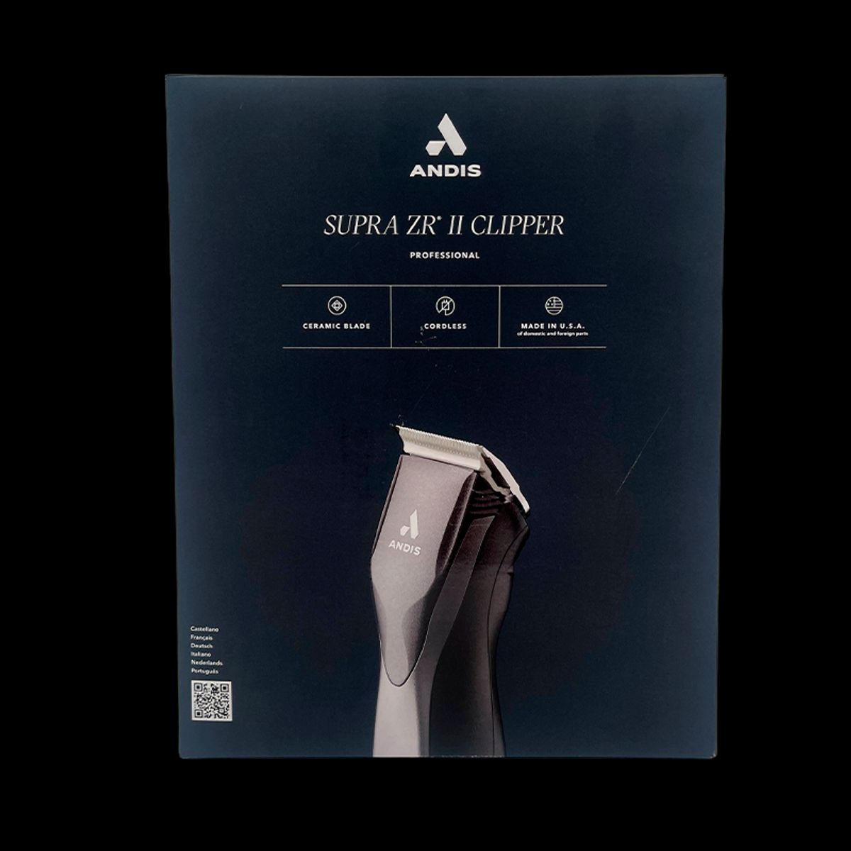 Andis Supra ZRâ¢ 2 Cordless Detachable Blade Clipper