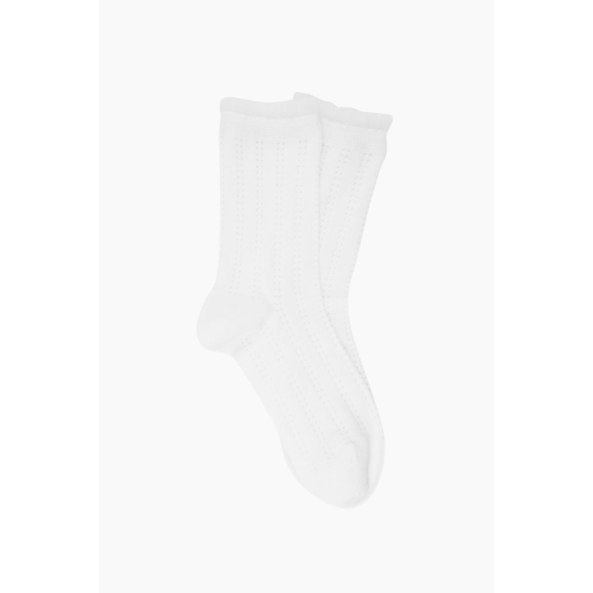 Andrea Frilly Socks - White - Sui Ava - Hvid 37-41