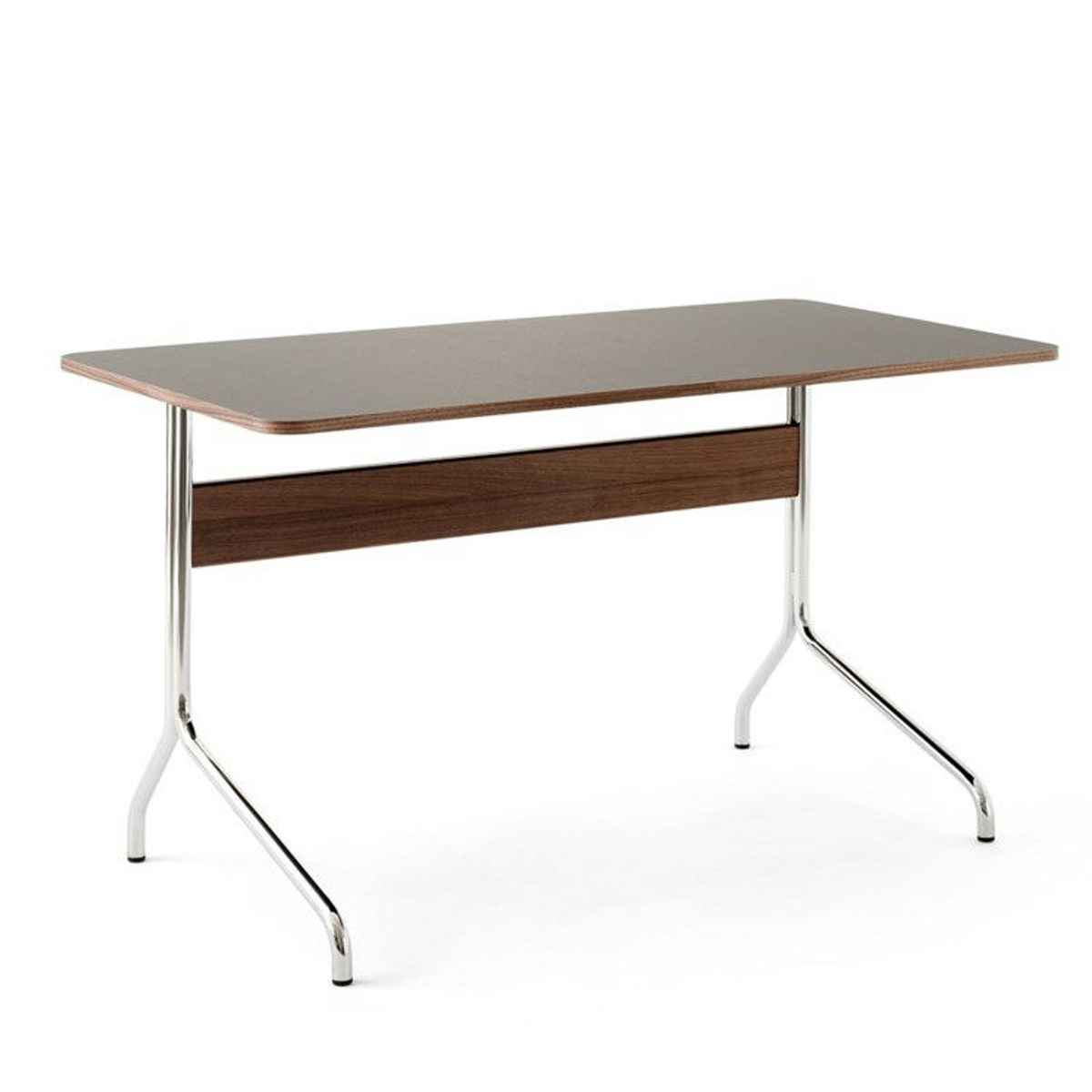 Andtradition Pavilion AV16/AV17 Skrivebord Iron Linoleum (4178) w. Lacquered Walnut AV16