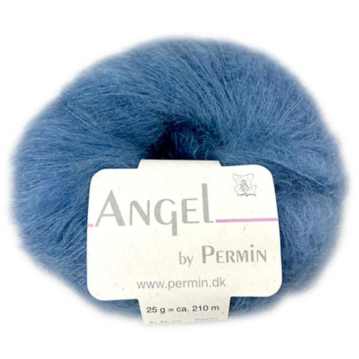 Angel Permin - Mohair og silkegarn - 884149 Jeans Blå