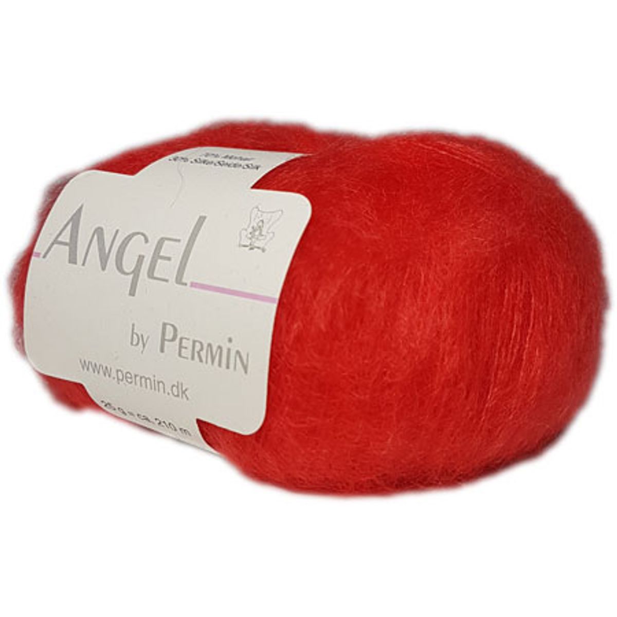 Angel Permin - Mohair og silkegarn - 884196 Cinnober Rød