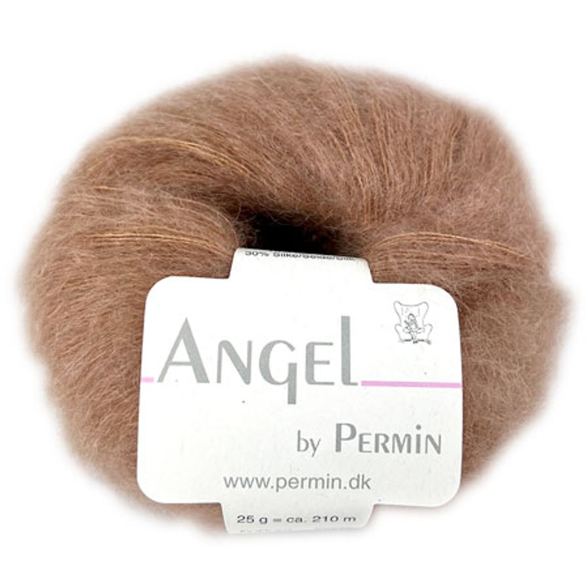 Angel Permin - Mohair og silkegarn - 884198 Mørk Camel