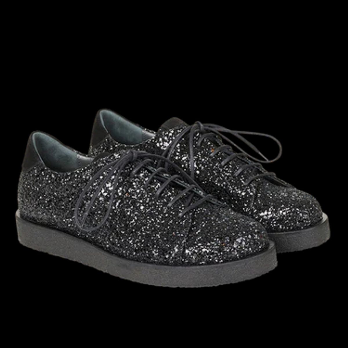 Angulus - Glitter Sneaker - 23-0591 - Sort - 37