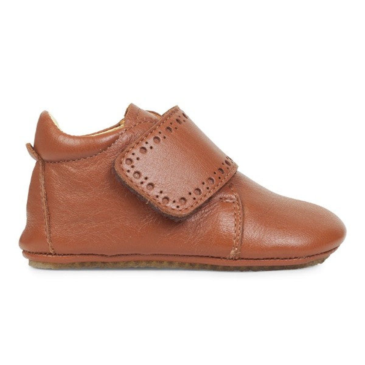 Angulus - Hjemmesko Velcro - Cognac - 24