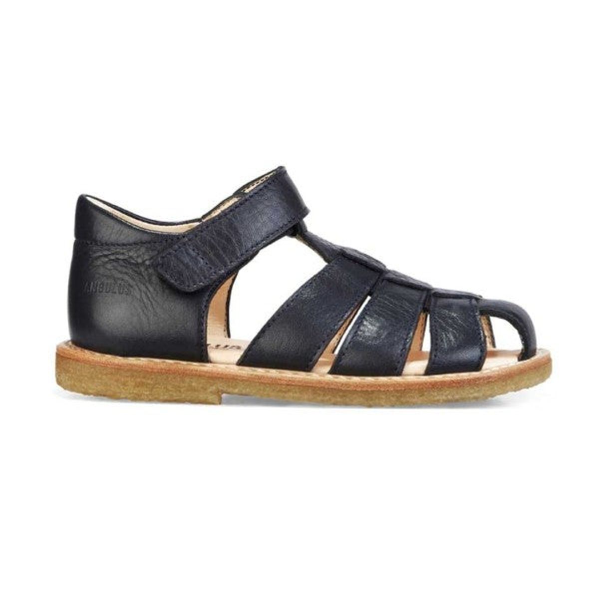 Angulus - Sandal m. velcro - Marineblå - 26