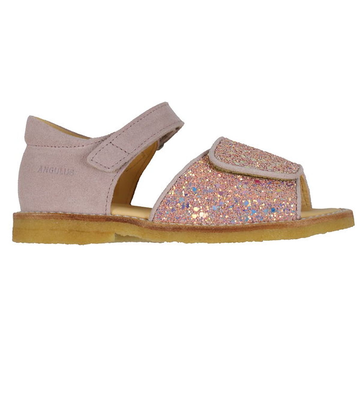 Angulus Sandaler - Pale Rose/Rose Glitter