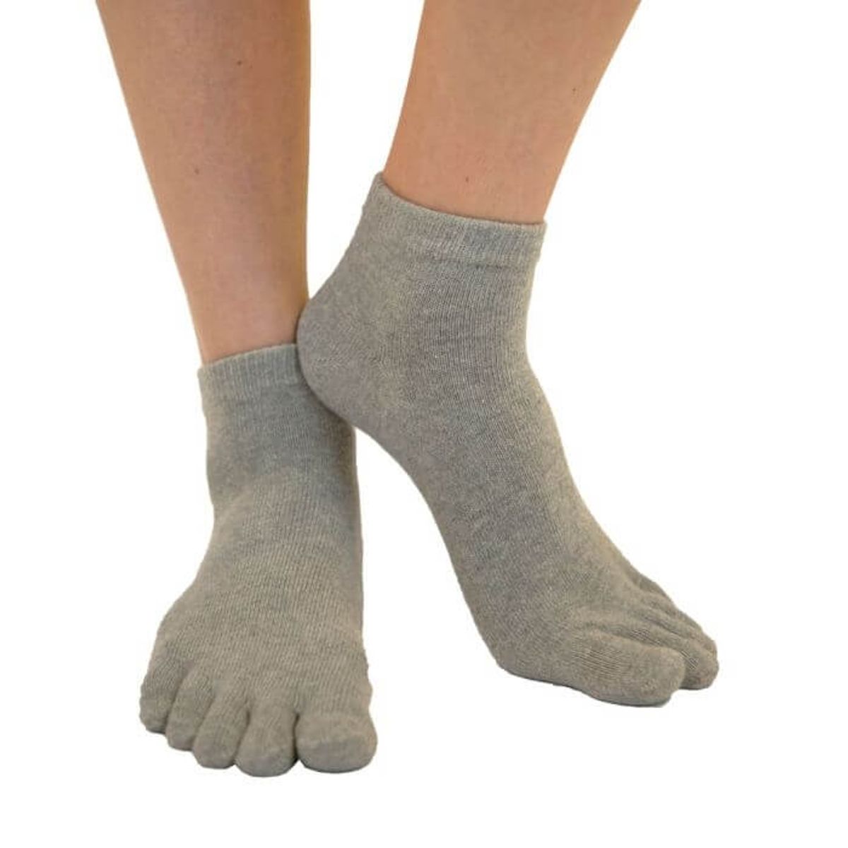 Ankel Tåsokker, ToeToe Essential Anklet Grå (Korte Sokker)