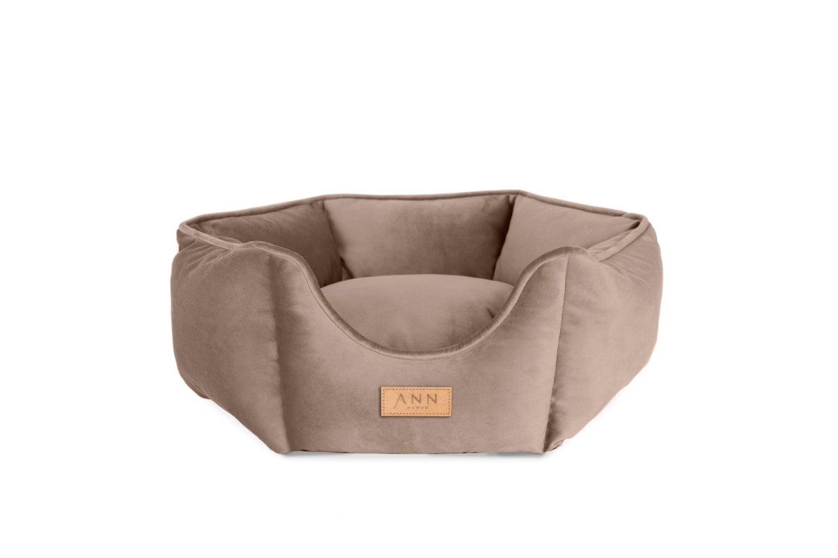 Ann Habor Milano Velvet Hundeseng - Brun