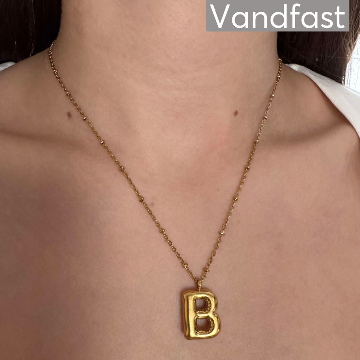 ANNEBRAUNER Balloon Letter Necklace - B