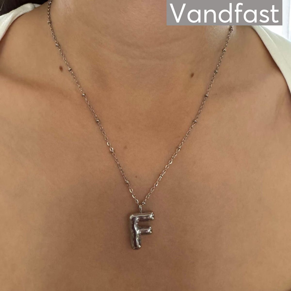 ANNEBRAUNER Balloon Letter Necklace - F