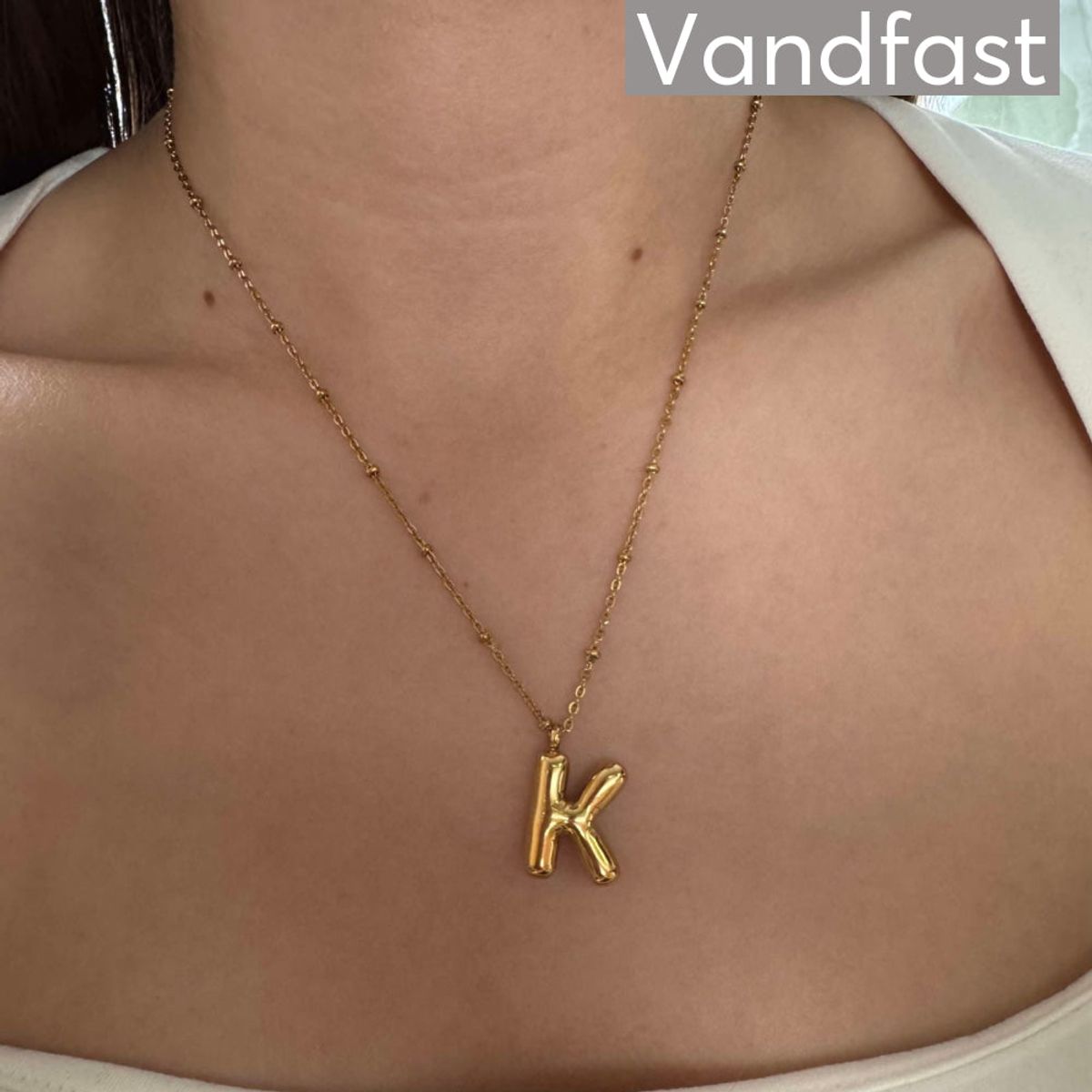 ANNEBRAUNER Balloon Letter Necklace - K