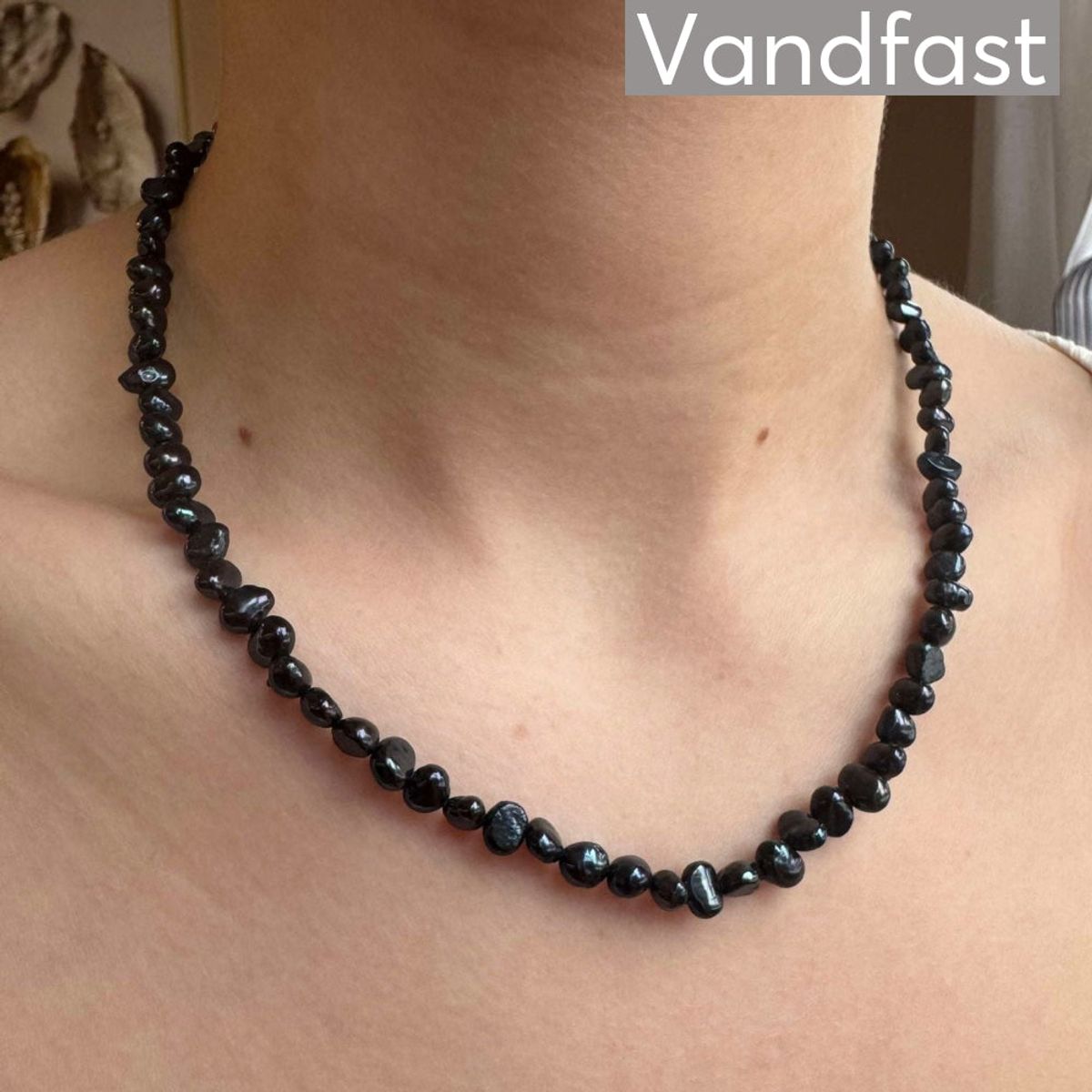 ANNEBRAUNER BLACK Pearl Necklace