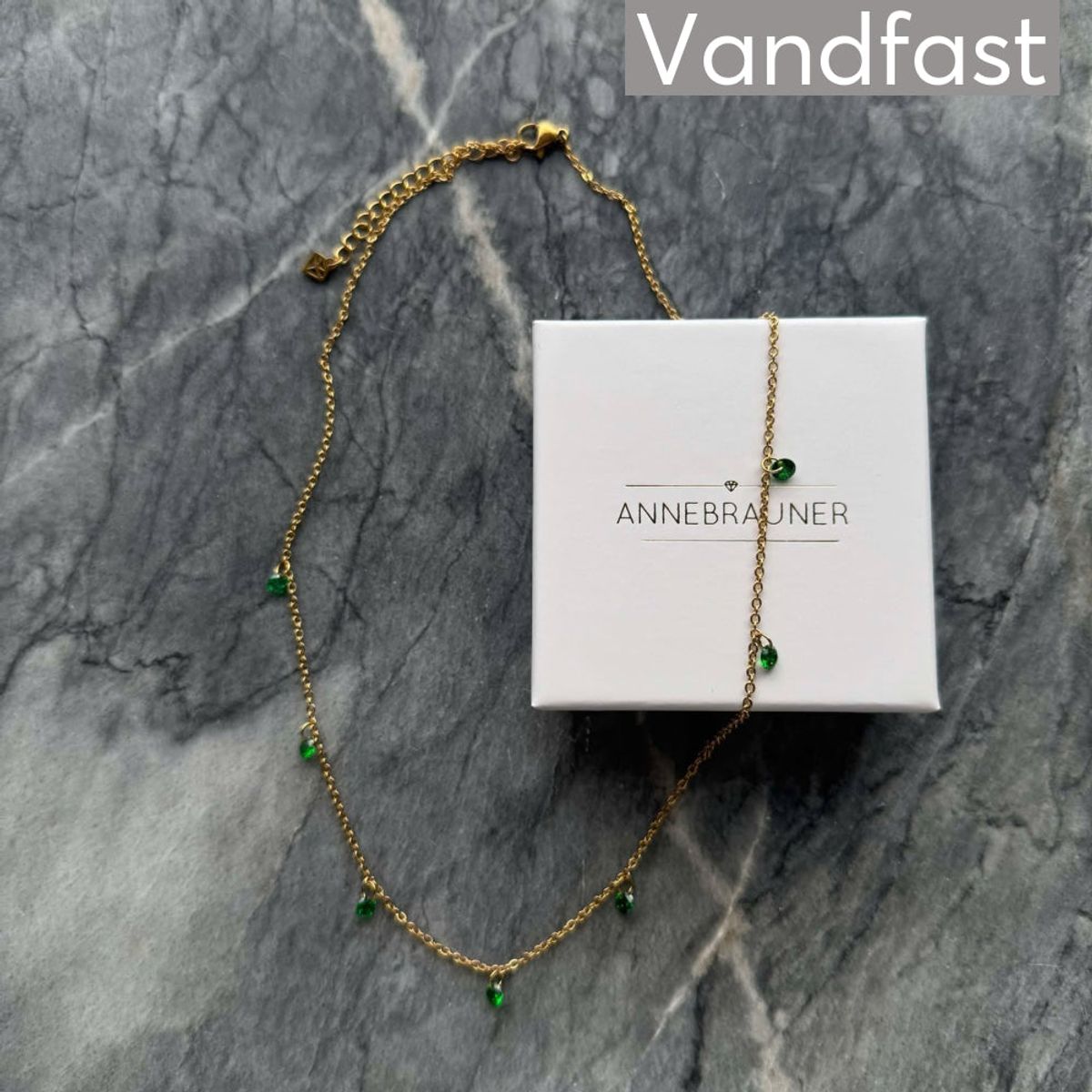 ANNEBRAUNER Classy Necklace Green