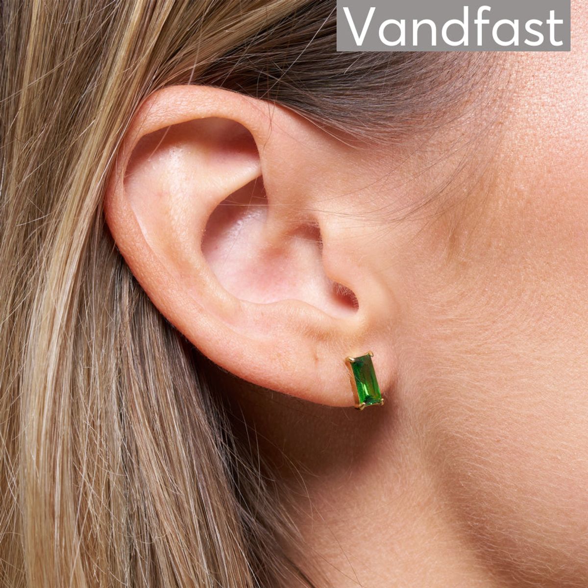 ANNEBRAUNER Empress 4x8mm Earrings L-Green