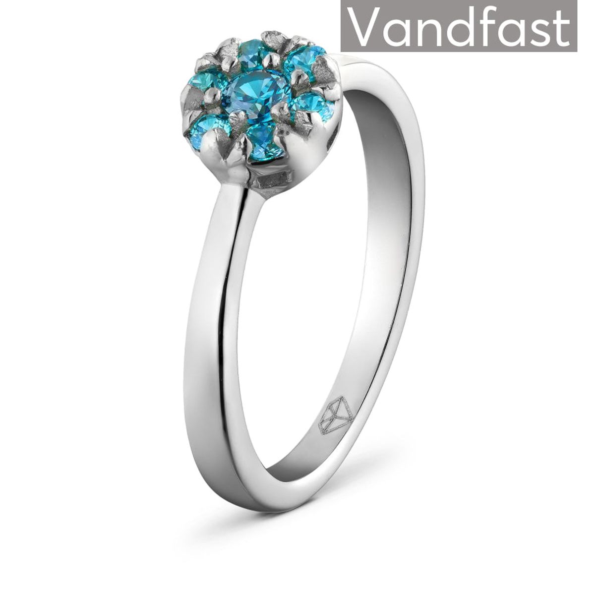 ANNEBRAUNER Flower Ring Blue - 48