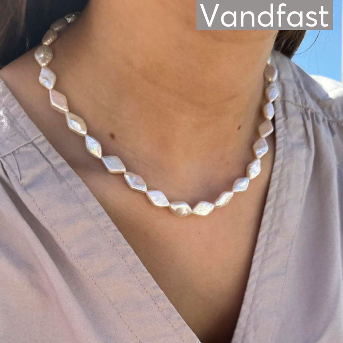 ANNEBRAUNER Harlequin Pearl Necklace