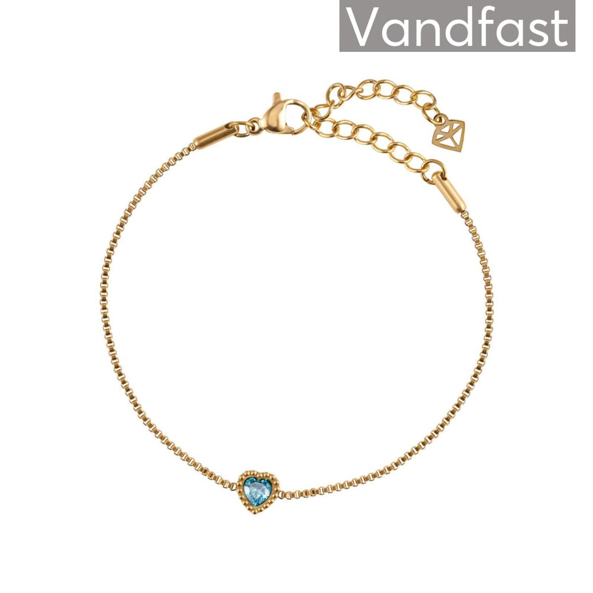 ANNEBRAUNER Heart Bracelet Aqua