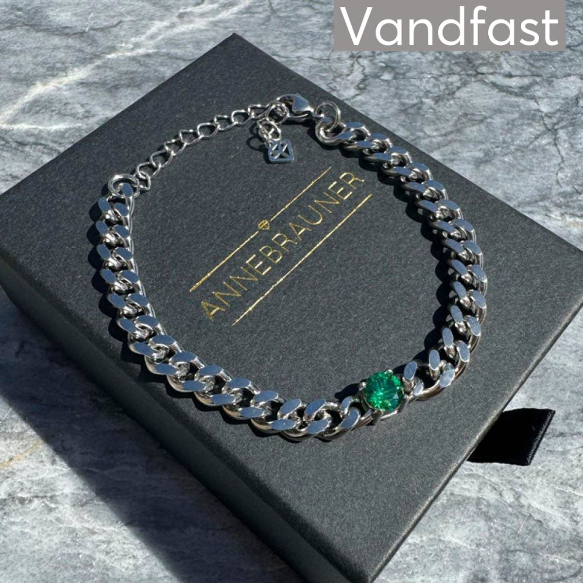 ANNEBRAUNER Panzer Green Bracelet