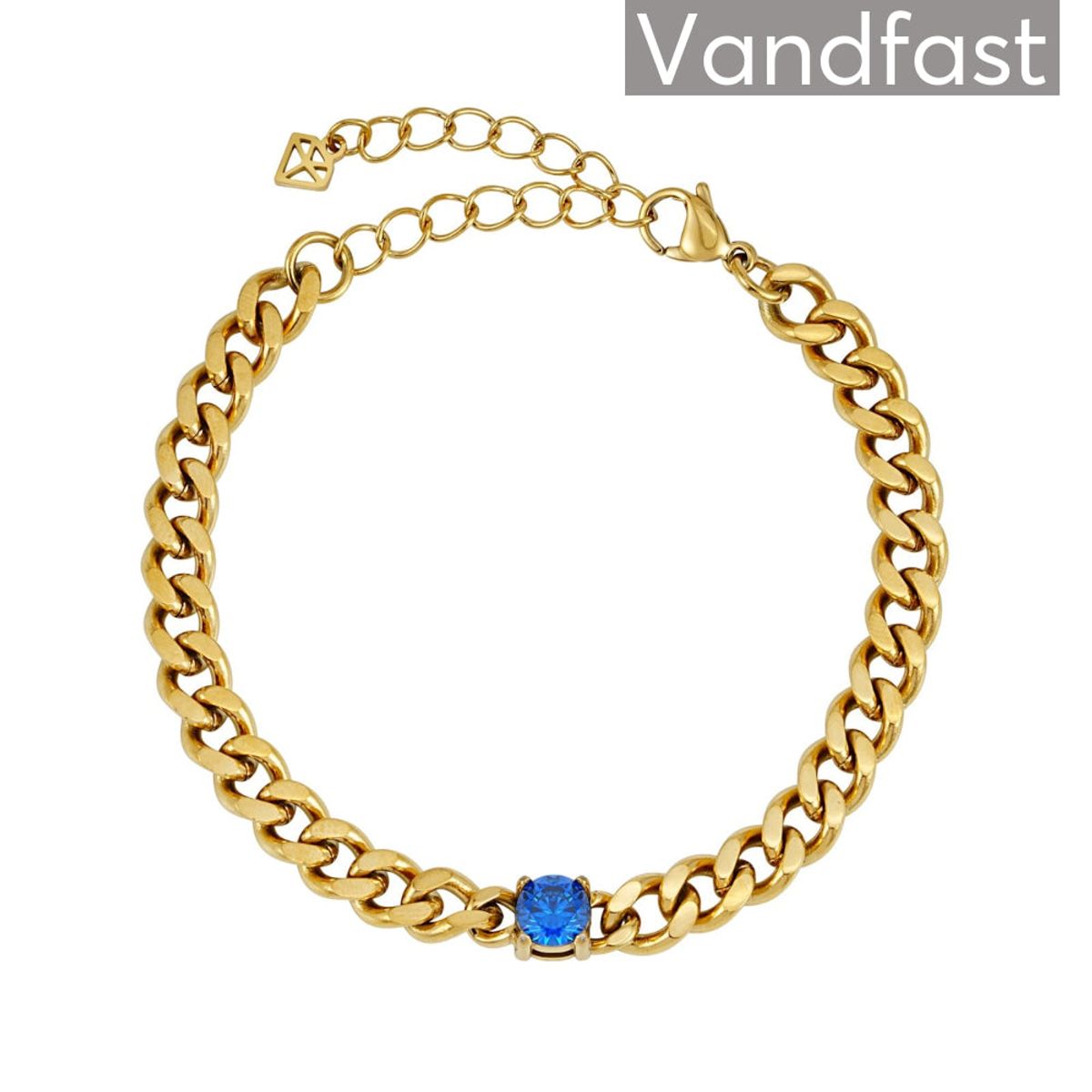 ANNEBRAUNER Panzer Sapphire Blue Bracelet