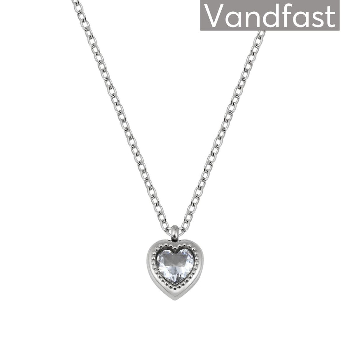 ANNEBRAUNER Passion Heart Necklace Clear