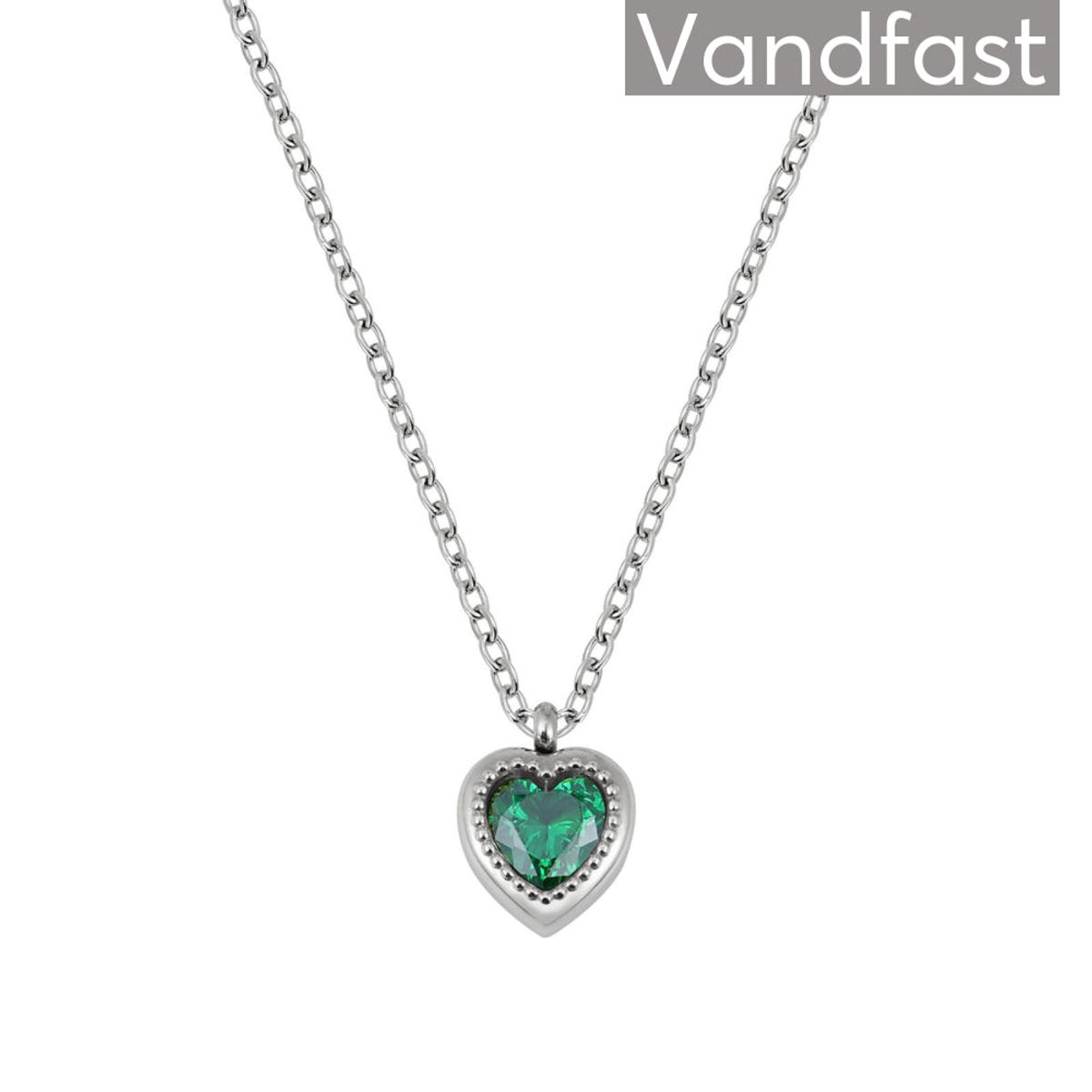 ANNEBRAUNER Passion Heart Necklace Green