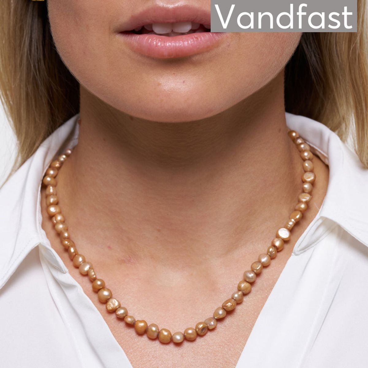 ANNEBRAUNER Pearl Champagne Necklace