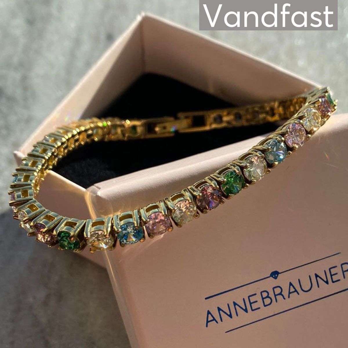 ANNEBRAUNER Tennis Multicolor Bracelet 4mm - 16 CM