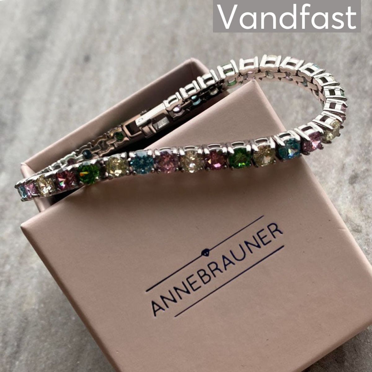 ANNEBRAUNER Tennis Multicolor Bracelet 4mm - 18 CM