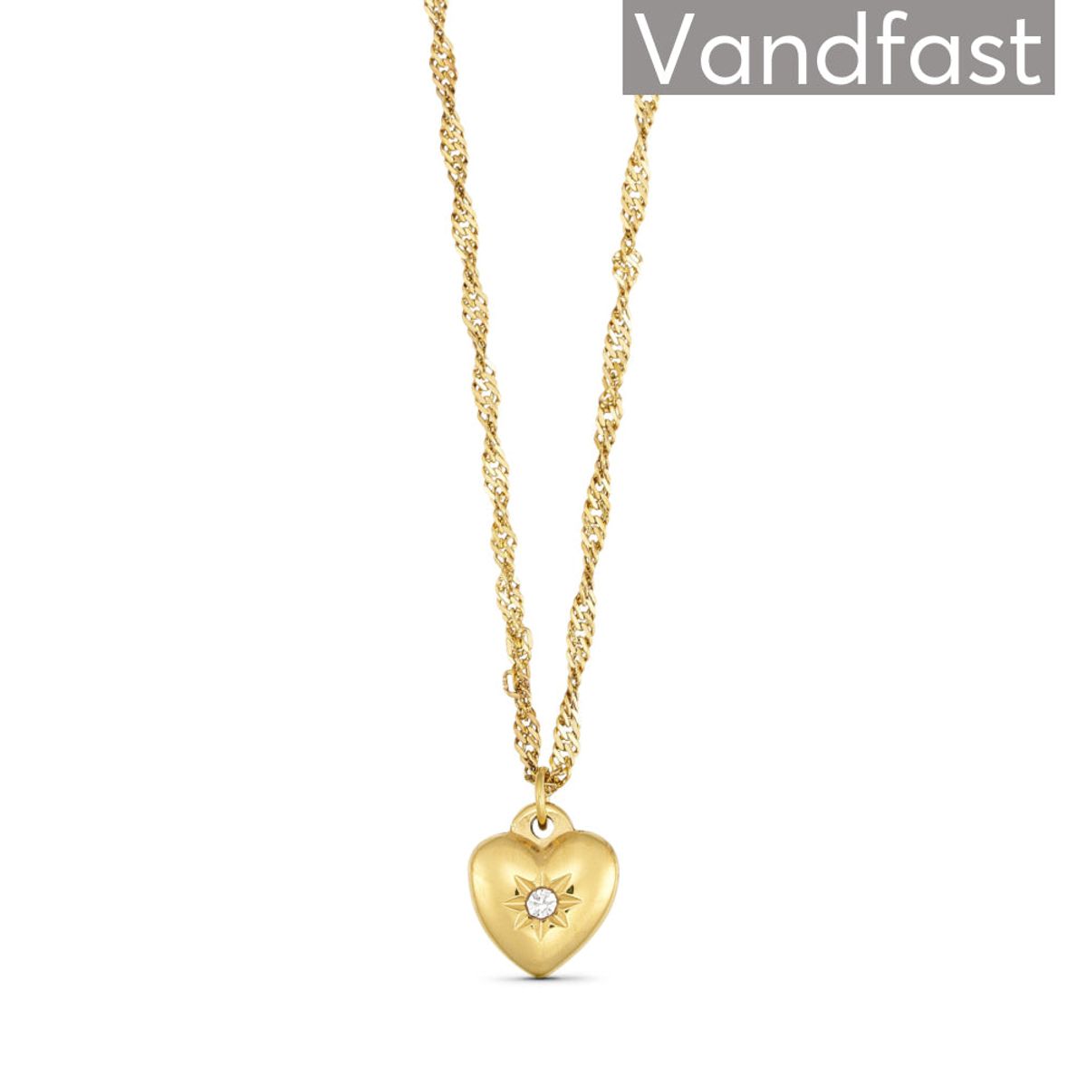 ANNEBRAUNER Zirconia Heart Necklace