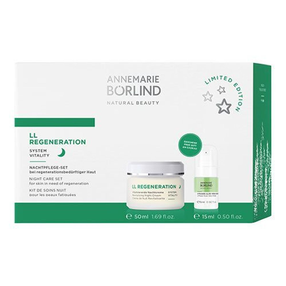 Annemarie Börlind LL Reg. Night Care Ldt. Edi., LL Night Cream + 2-Phase Aloe Vera Shake