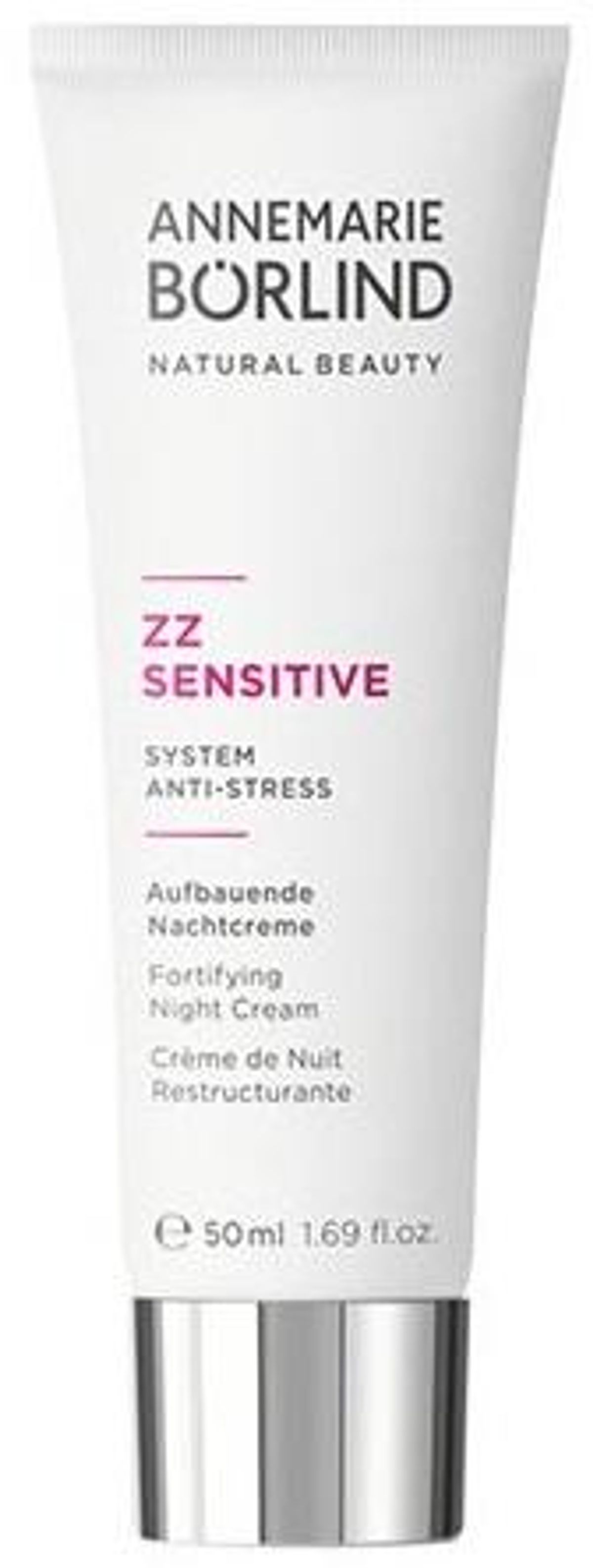 AnneMarie Börlind ZZ Sensitive Night cream Fortifying System anti-stress, 50ml.