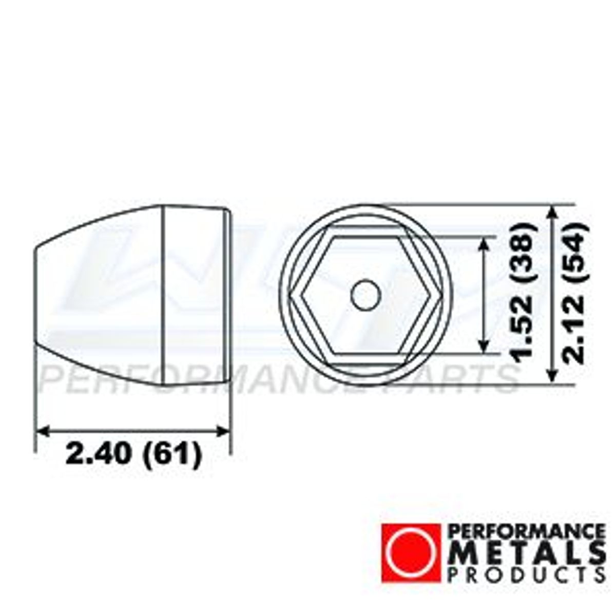 anode - aluminium - prop anode bravo 3 (2004 & nyere) - PMC00163A