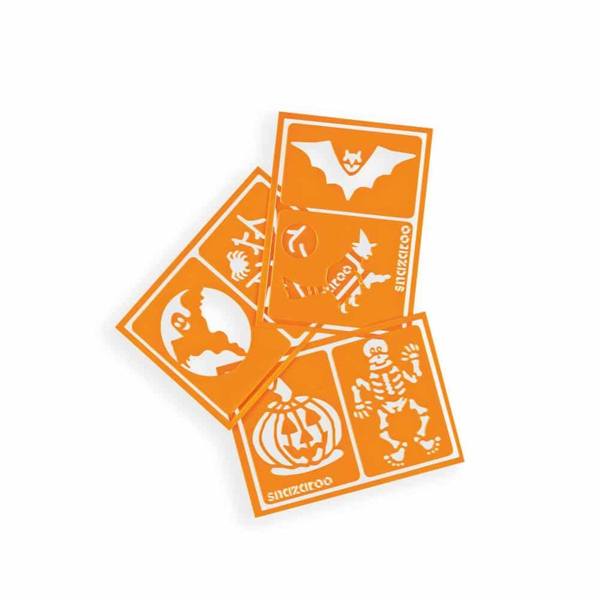 Ansigtsmaling Snazaroo Halloweenmotiver / Stensils - 6 stk