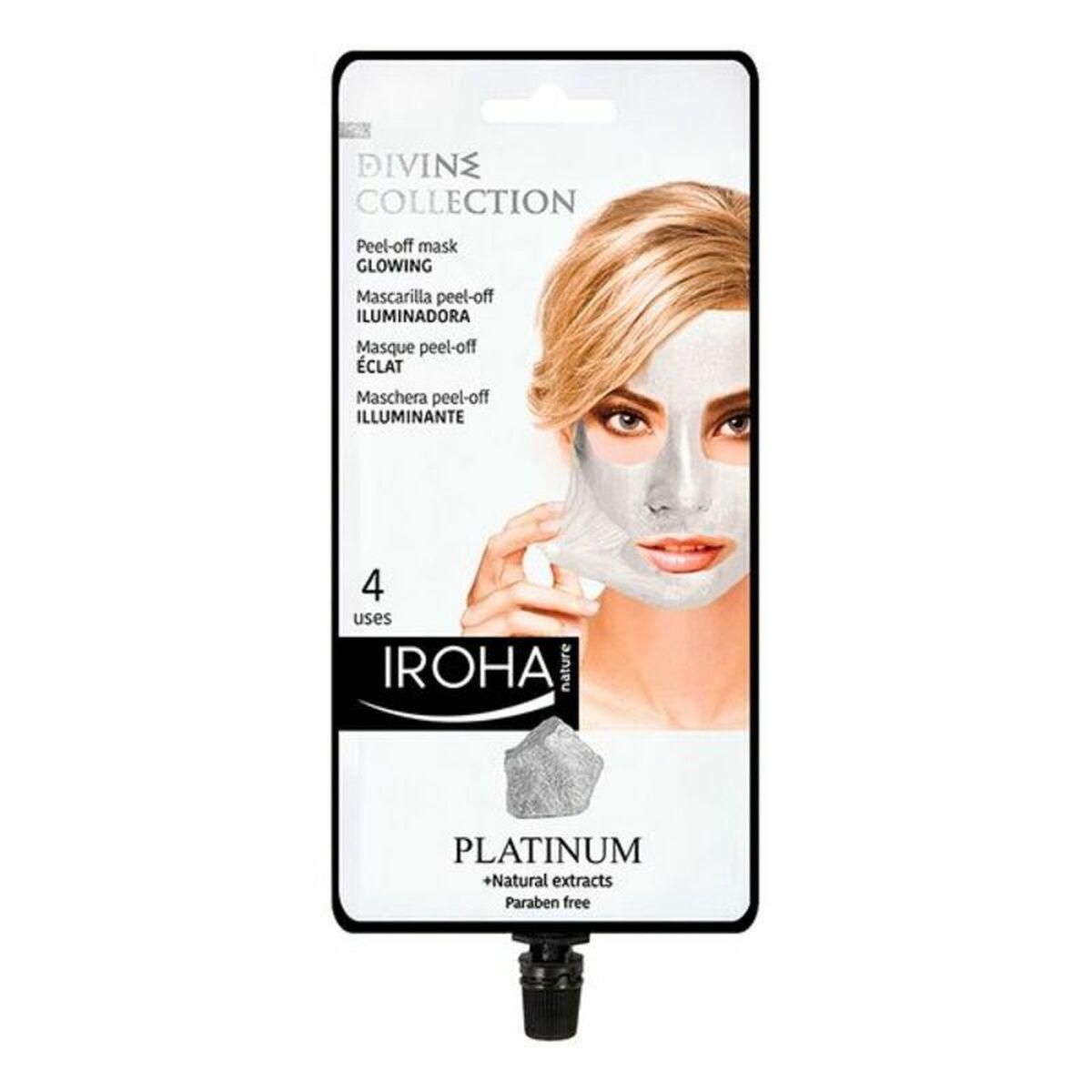 Ansigtsmaske Peel Off Platinum Iroha Platinum