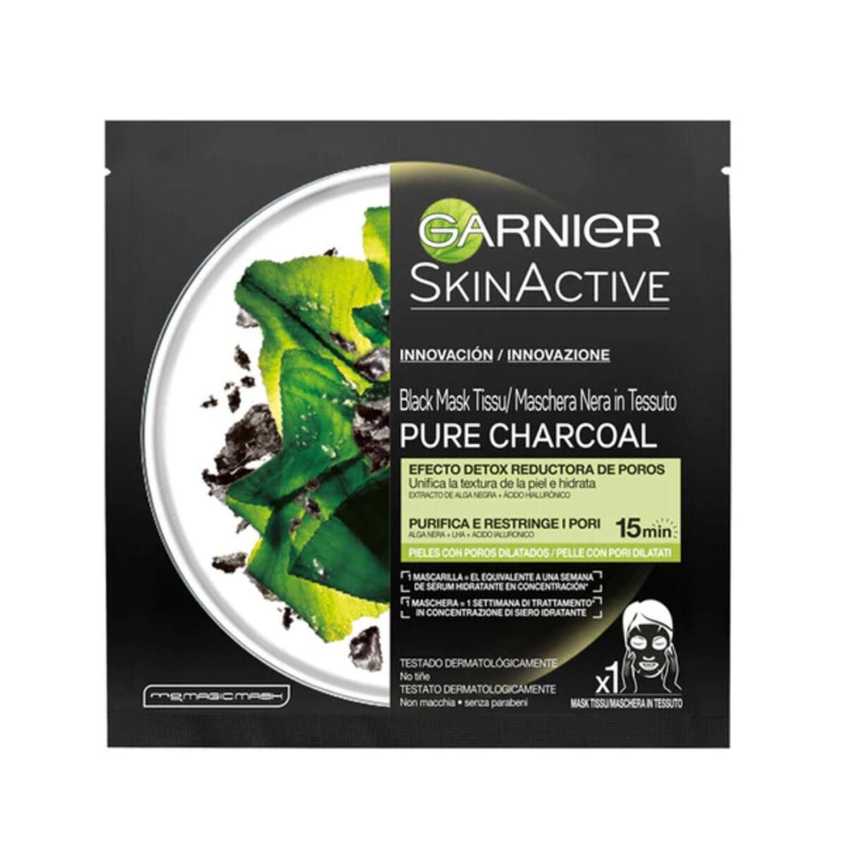 Ansigtsmaske PURE CHARCOAL black detox Garnier