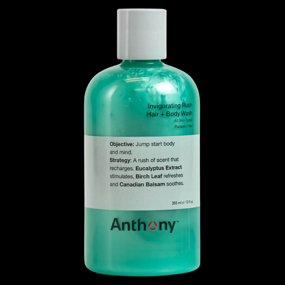 Anthony Logistics Invigorating Rush Hair + Body Wash (355 ml)