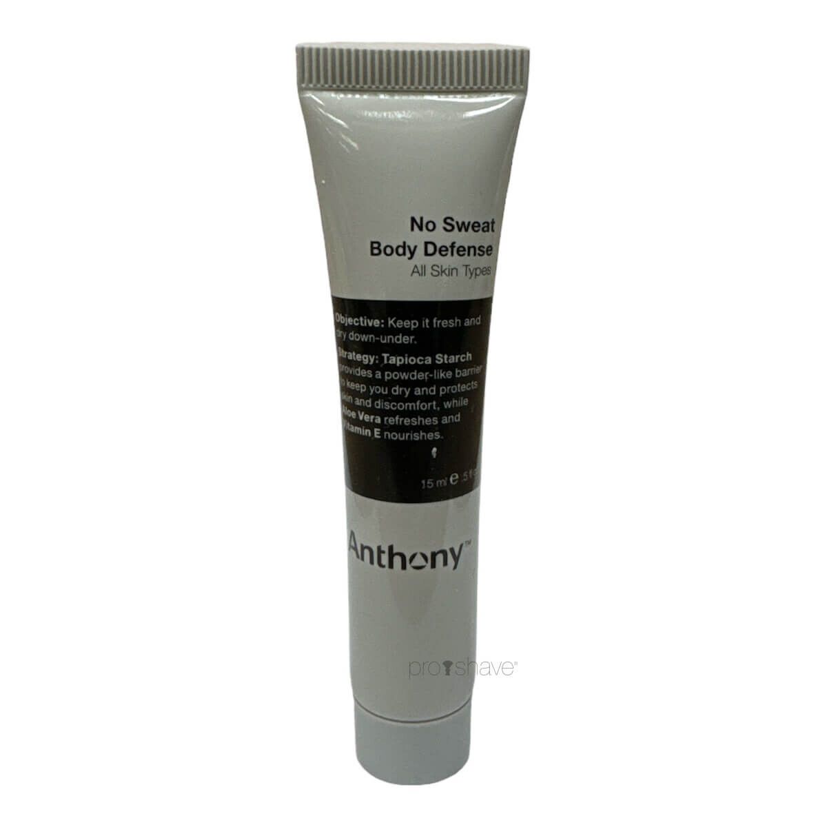 Anthony Logistics No Sweat Body Defense, Sample, 15 ml.