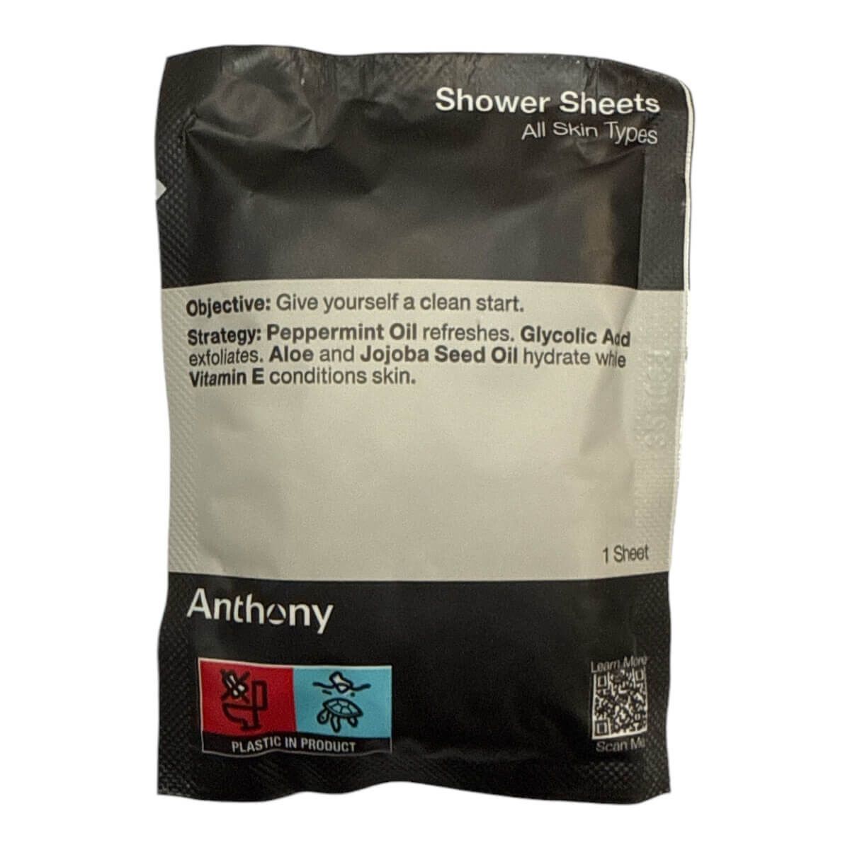 Anthony Logistics Shower Sheets, Sample, 1 stk.