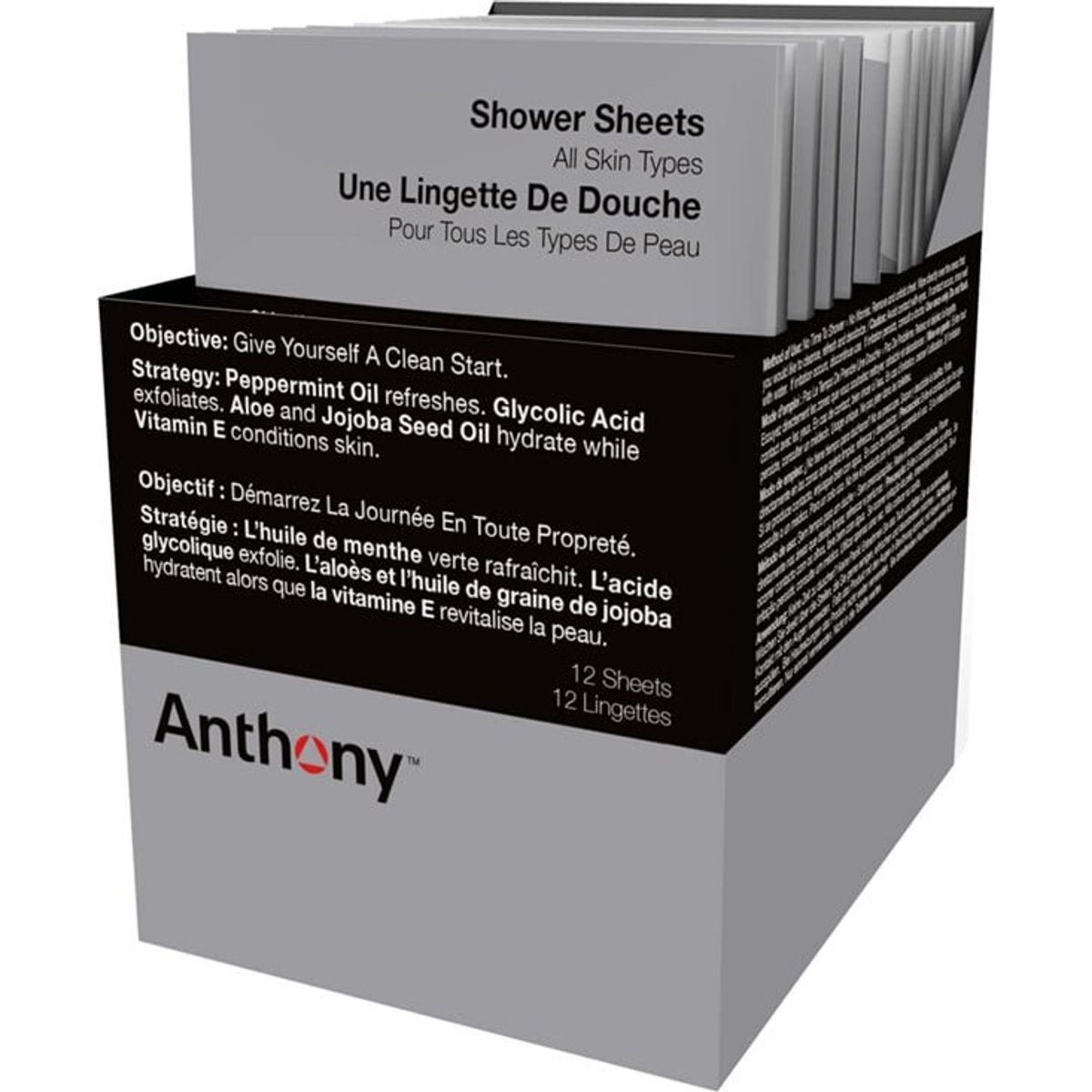 Anthony - Shower Sheets - 12 Stk