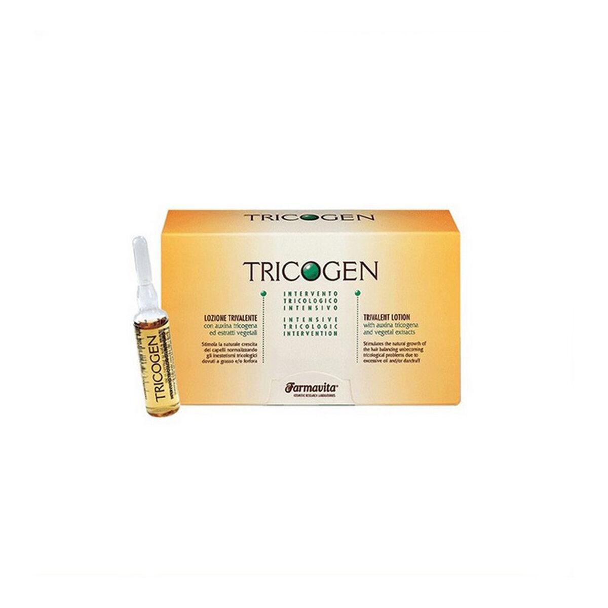 Anti-Hårtab Hårlotion Farmavita Tricogen Loción (12 x 8 ml)