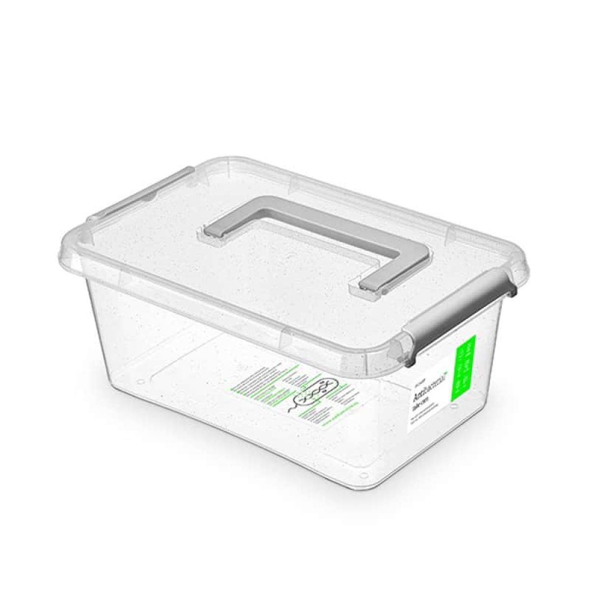 Antibakteriel beholder ORPLAST Nanobox 4,5L transparent.